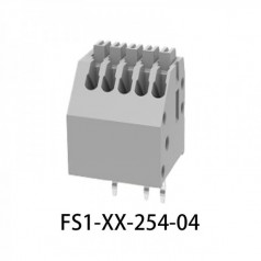 免螺絲按壓5G通信彈簧式 LED驅動端子 DG/KF250/FS1-XX-254-04